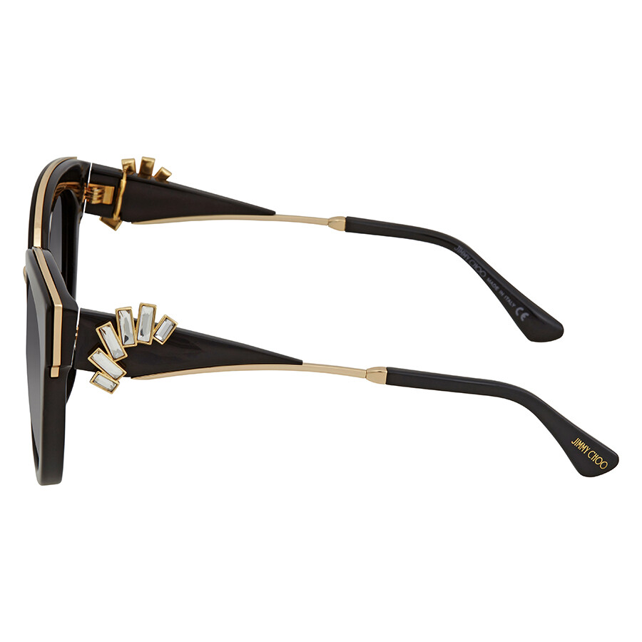 Jimmy Choo Dark Grey Cat Eye Sunglasses JADE/S 539O 53 Jimmy Choo