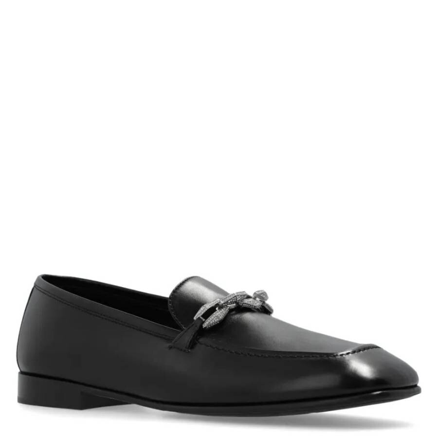 Jimmy Choo Diamond Tilda Loafers In Black