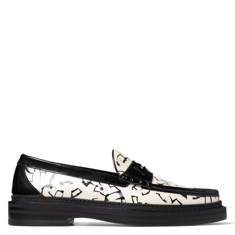 Jimmy Choo Eric Haze Ezra / M Artwork Loafers, Brand Size 41.5