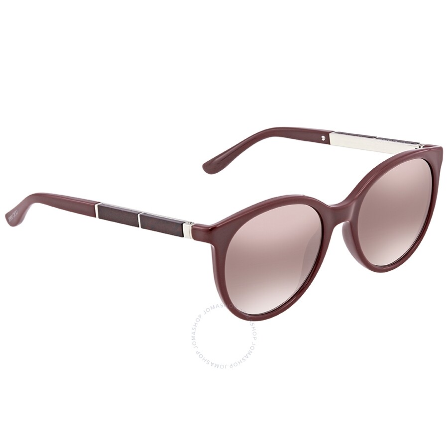 Jimmy Choo Erie Brown Mirror Gradient Cat Eye Ladies Sunglasses ERIE/S