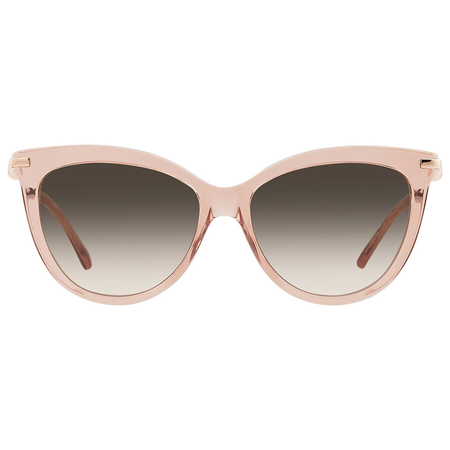 Jimmy Choo Gradient Brown Cat Eye Ladies Sunglasses TINSLEY