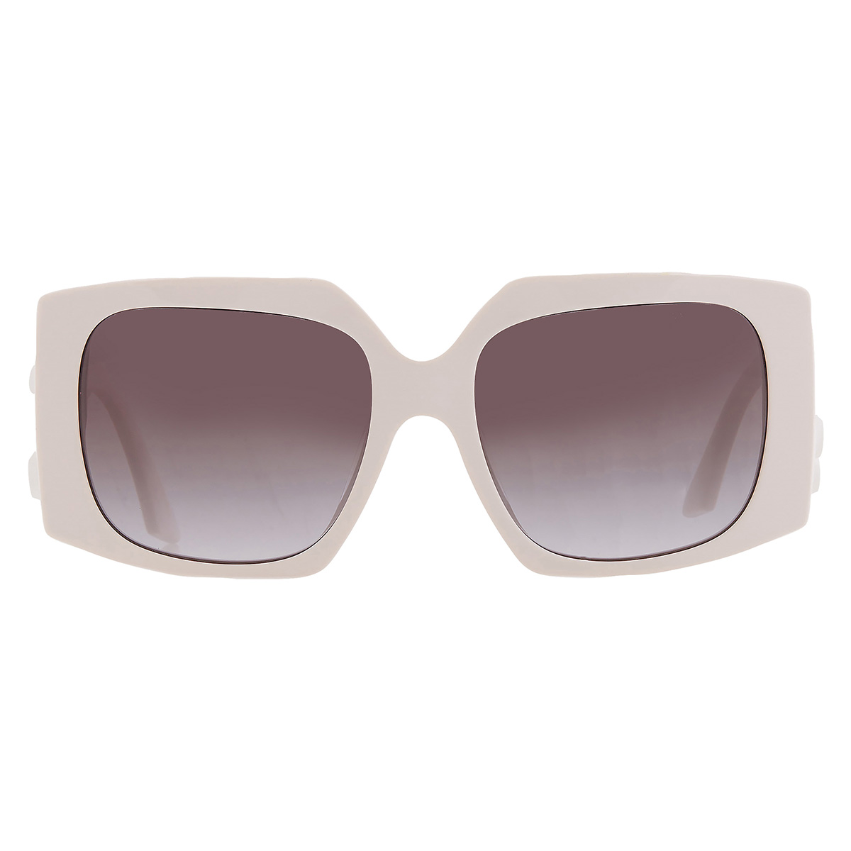 NEW JIMMY CHOO women\'s jc5006u 50088g sunglasses in white / gradient grey Jimmy Choo JC5006U M (55 - 17) with Grey lenses and White  main image 2