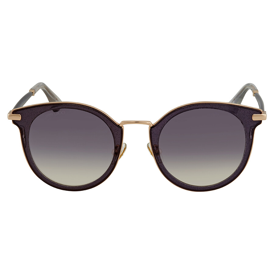 Jimmy Choo Grey Gradient Round Sunglasses RAFFY/S 479C 47 Jimmy Choo
