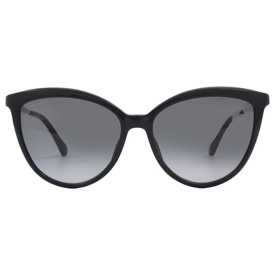 JIMMY CHOO キャットアイサンクラス BELINDAS 807 Amazon.com: JIMMY CHOO Grey Shaded Cat Eye Ladies Sunglasses