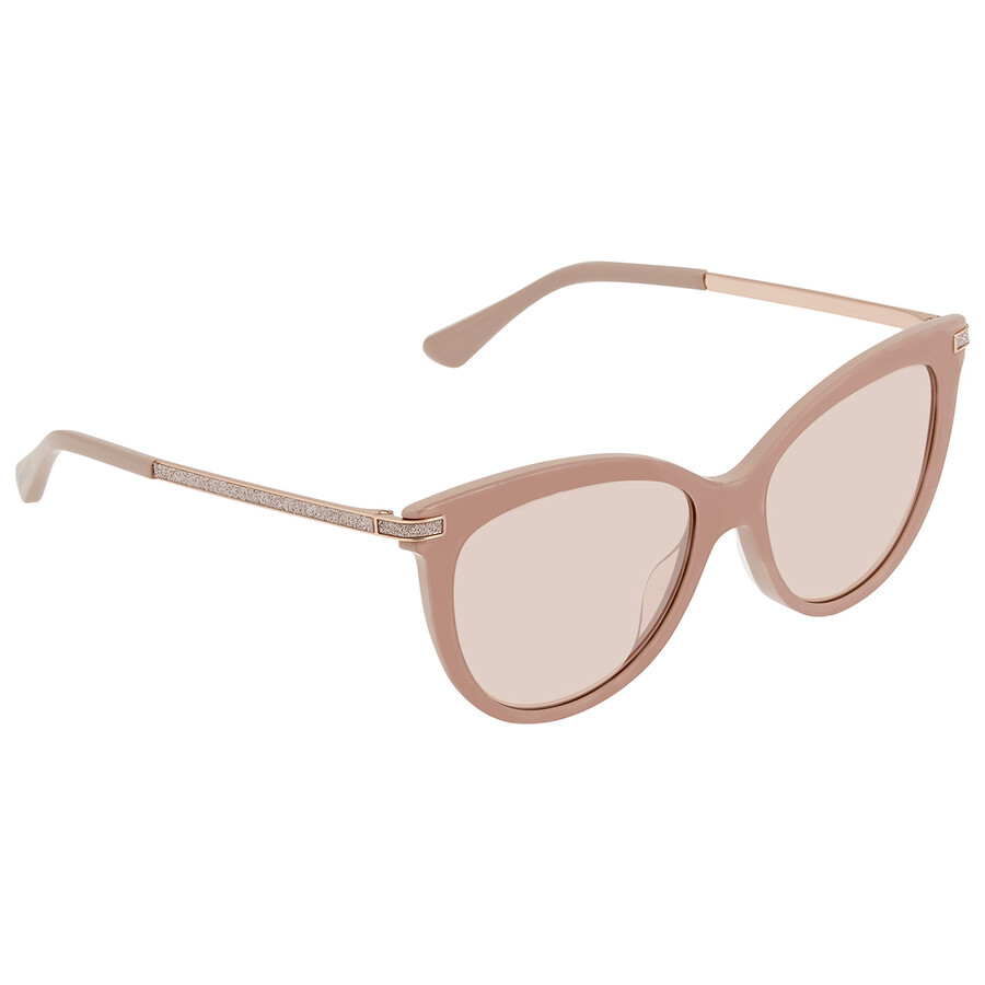Jimmy Choo Ladies Beige Square Sunglasses AXELLE/G/S0FWM2S56