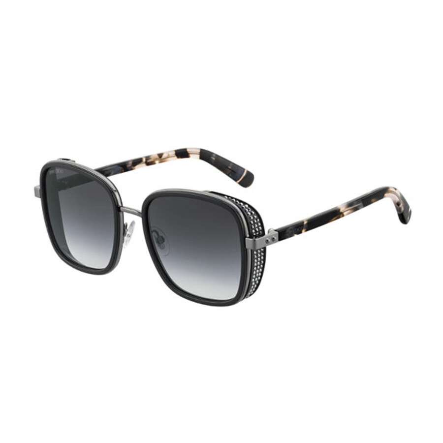 Jimmy Choo Ladies Black Pilot Sunglasses ELVA/S 807 54 716736071862