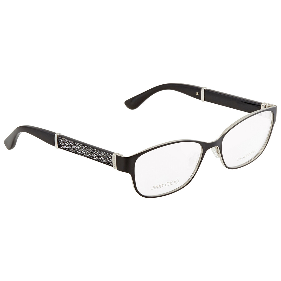Jimmy Choo Ladies Black Rectangular Eyeglass Frames Jc18401A30053