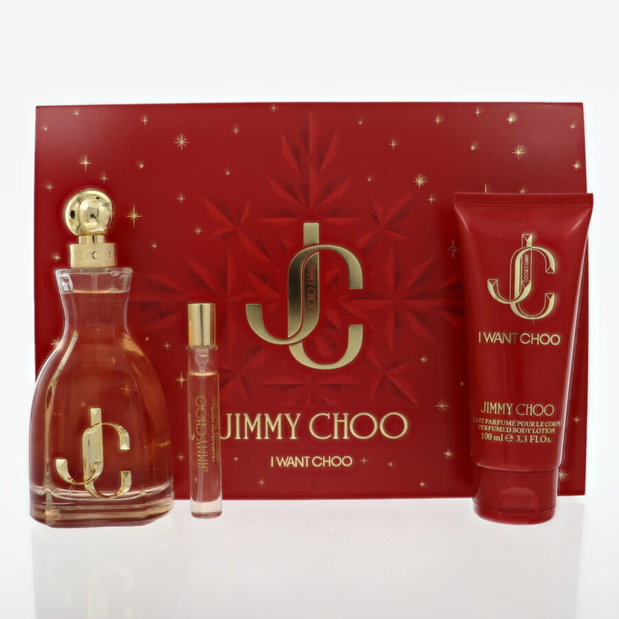 Jimmy Choo Ladies I Want Choo 3pcs EDP Gift Set Fragrances
