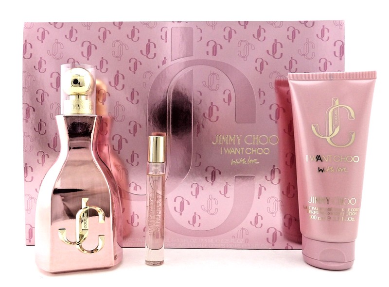 Jimmy Choo Ladies I Want Choo With Love Gift Set Fragrances