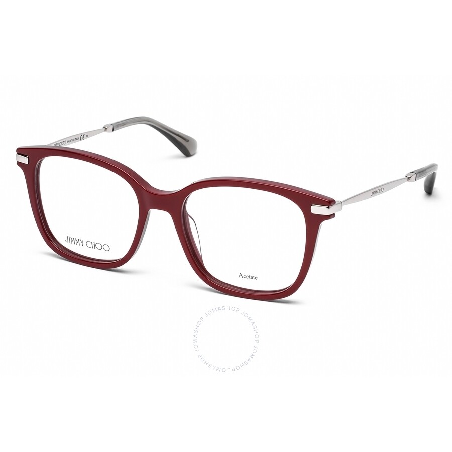 Jimmy Choo Ladies Red Square Eyeglass Frames Jc1950C9A0052 762753379122