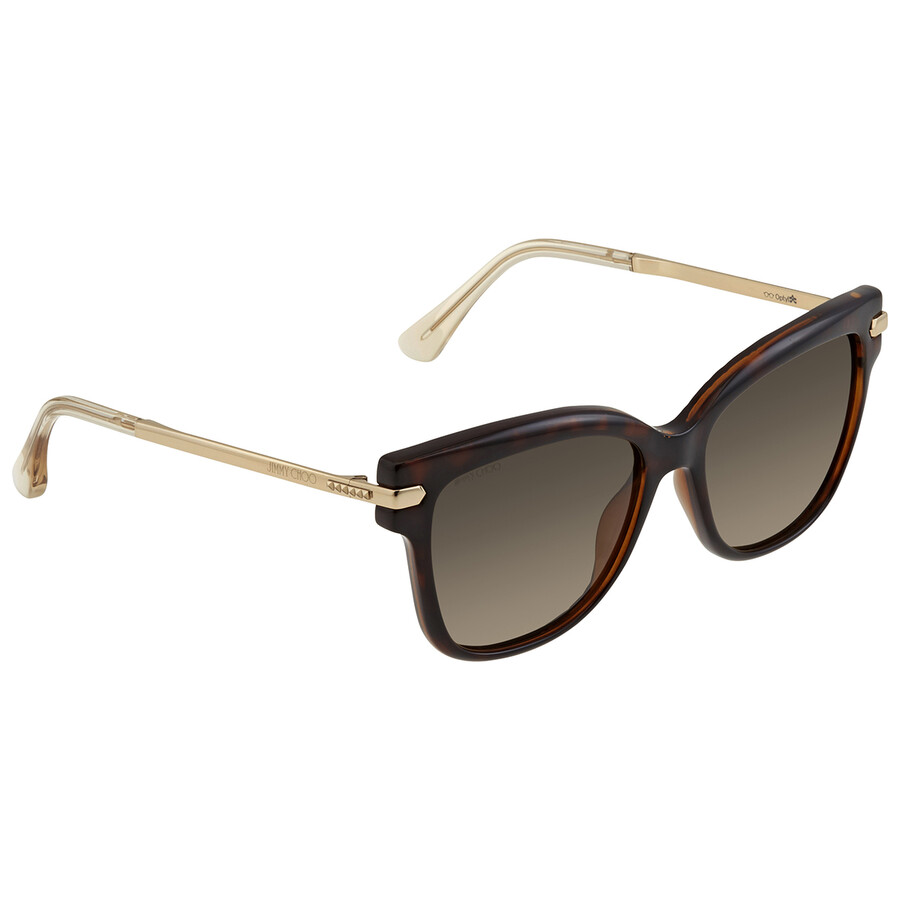 Jimmy Choo Ladies Tortoise Rectangular Sunglasses Ara/S0N0K0054