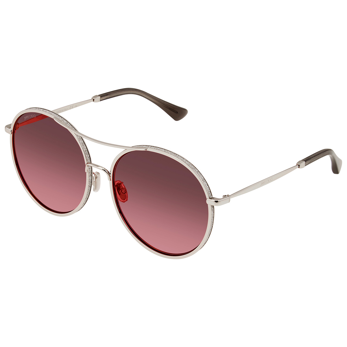 Jimmy Choo Purple Gradient Round Ladies Sunglasses LENI/F/S  display picture 1