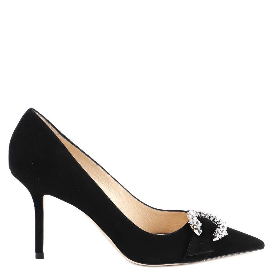 Jimmy Choo Saresa 85 Suede Pumps, Brand Size 34 ( US Size 4