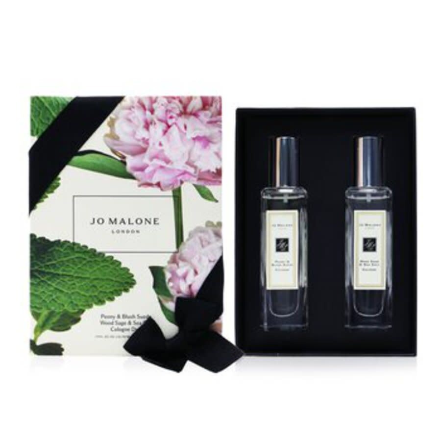 Shop Jo Malone London Unisex Peony & Blush Suede And Wood Sage & Sea Salt Cologne Duo Set Gift Set Fragra