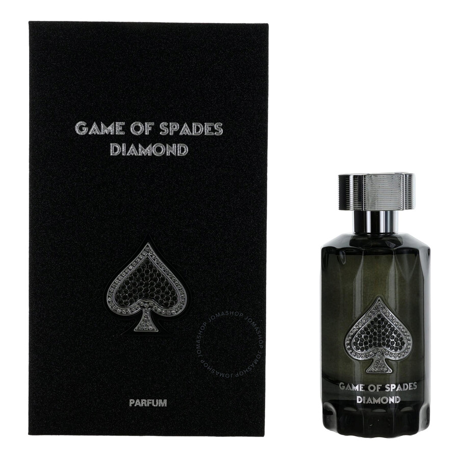 Shop J.o. Milano Jo Milano Men's Game Of Spades Diamond Edp Spray 3.4 oz Fragrances 850051043064 In Black / Orange / White