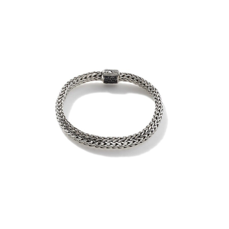 John Hardy Classic Chain Reversible Bracelet Size Medium - Bbs90422rvbls2bspxum In Silver-tone
