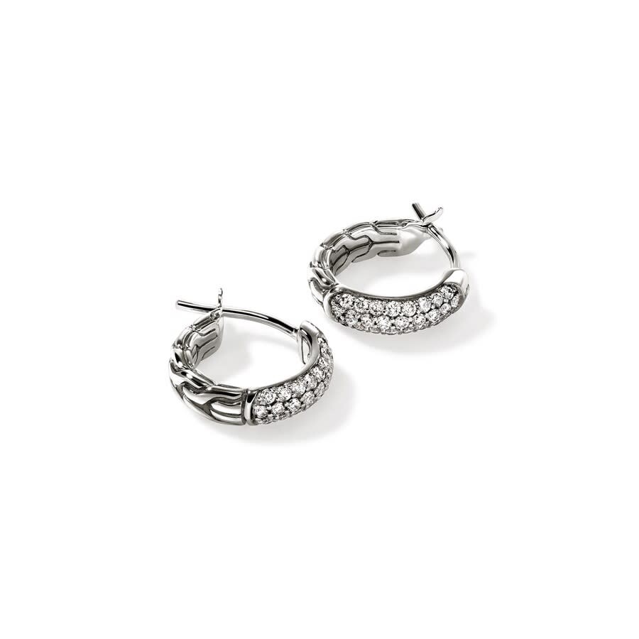 John Hardy Essential Hoop Earring In Metallic