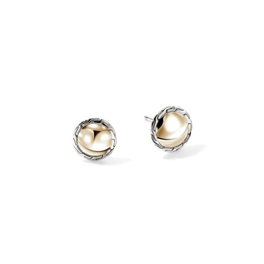 John Hardy Essential Stud Earring In Metallic
