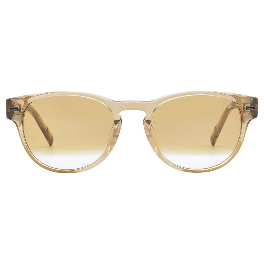 John Varvatos Oval Sunglasses V532 Yellow-cystal Yellow/cystal 51mm 532