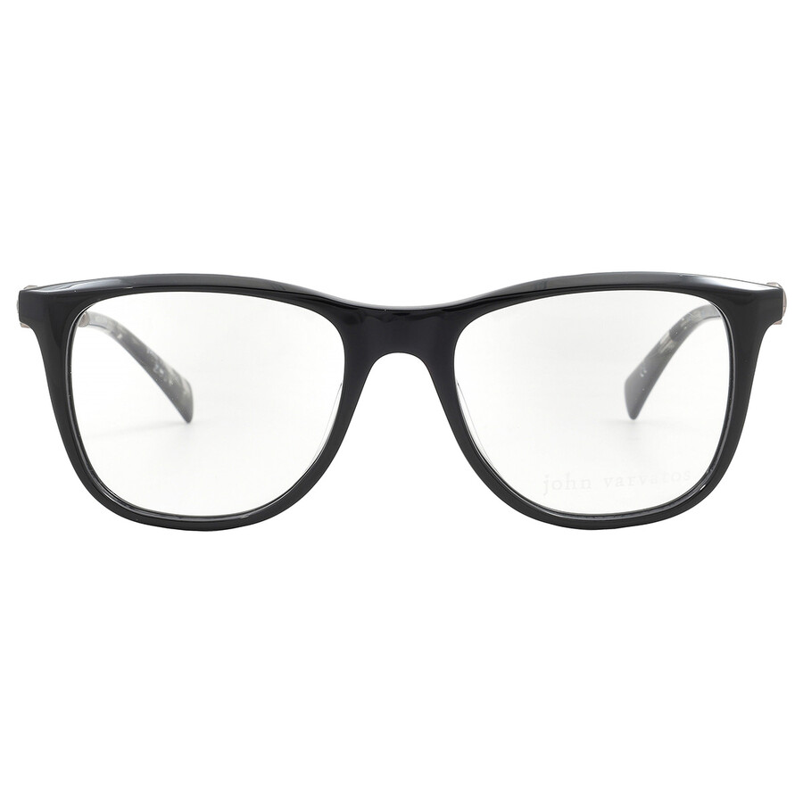 John Varvatos Demo Square Men's Eyeglasses V418 0bla 52