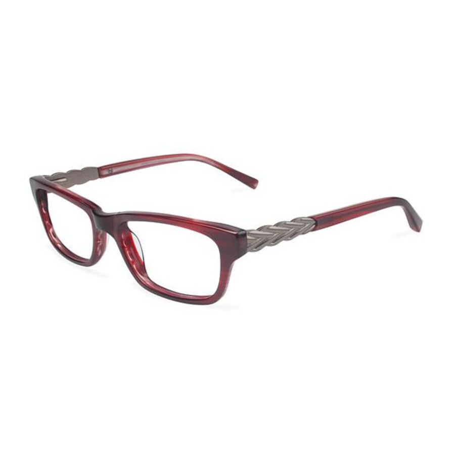 Jones New York Ladies Red Oval Eyeglass Frames J749RUB51 751286246841