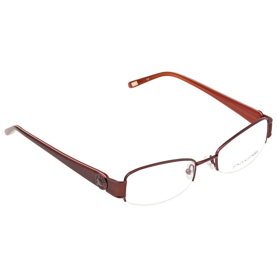 Jones New York Unisex Red Oval Eyeglass Frames J459RED51 751286203936