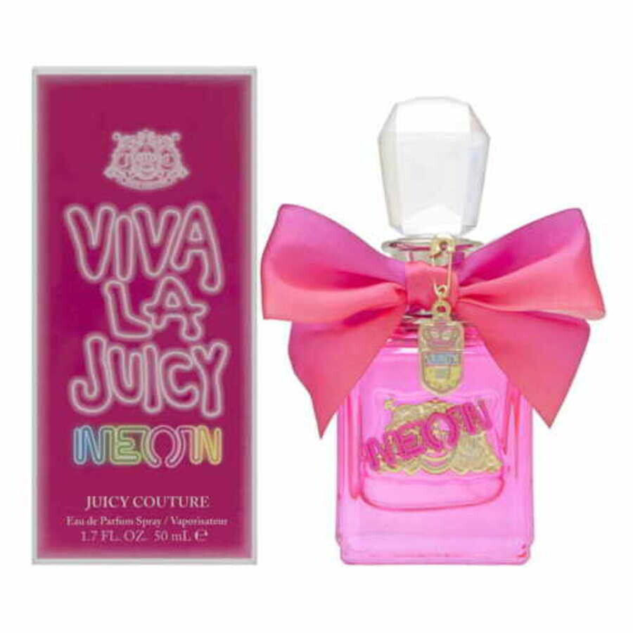 Shop Juicy Couture Ladies Viva La Juicy Neon Edp Spray 1.7 oz Fragrances 719346257107 In Orange / Pink