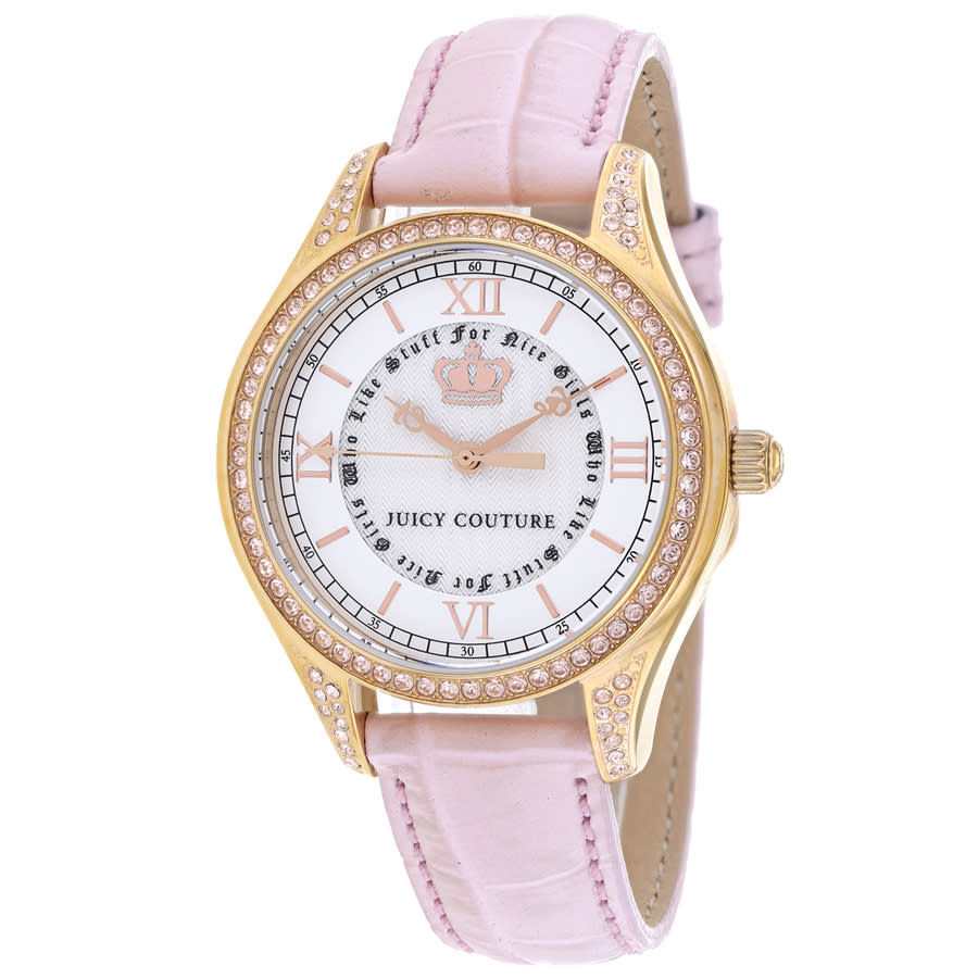 Juicy Couture White Plastic Dress Watch