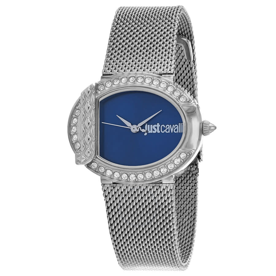 いの吉　1010 Just Cavalli C Blue Dial Ladies Watch JC1L110M0075