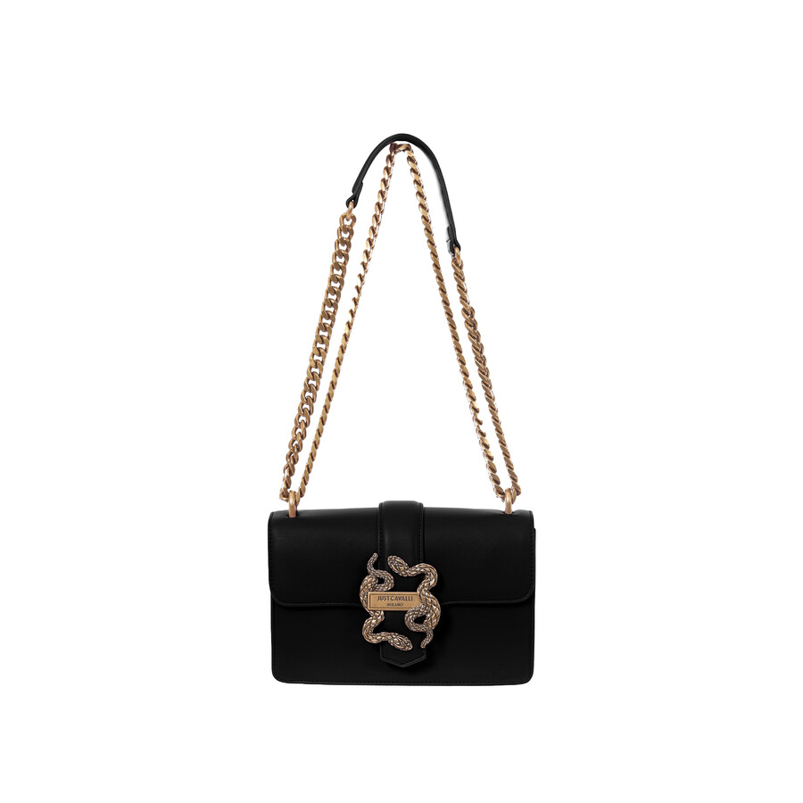 Just Cavalli Cross-body Bag In Black