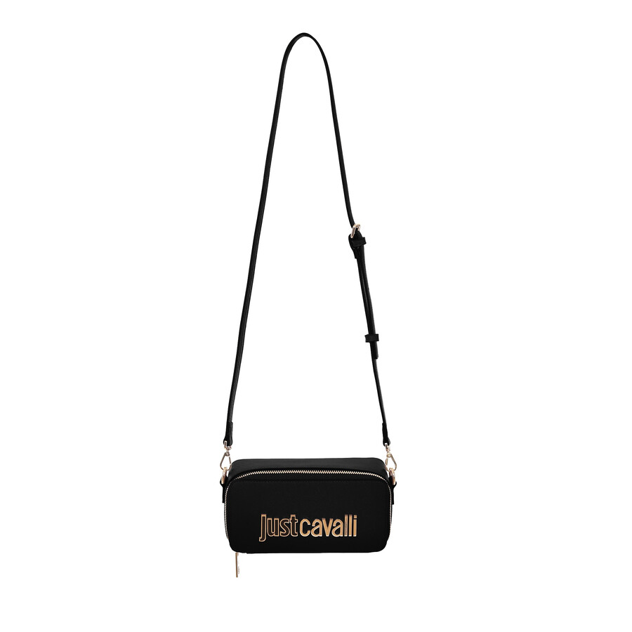 Just Cavalli Cross-body Bag In Black