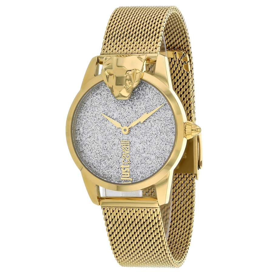 Just Cavalli Novara Silver Dial Two Tone Steel Strap Watch for Women - JC1L264M0075 main image 1