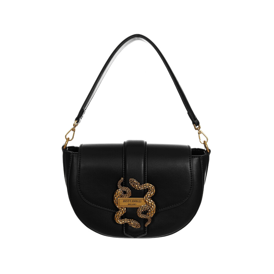 Just Cavalli Shoulder Bag In Black
