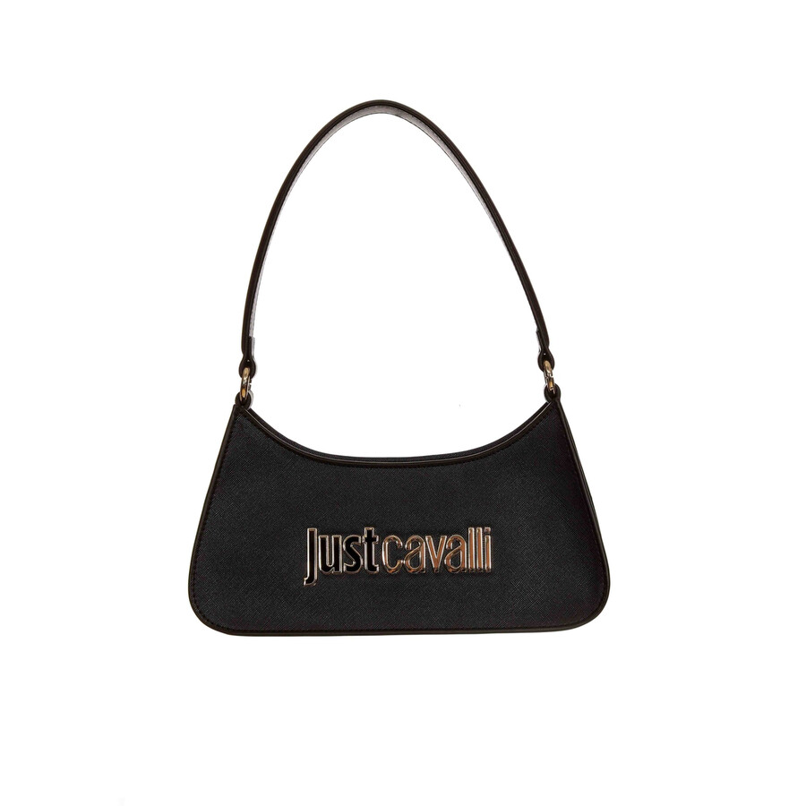 Just Cavalli Shoulder Bag In Black