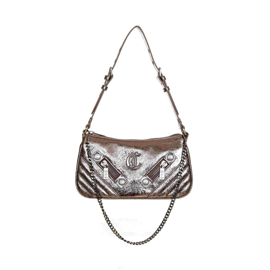 Just Cavalli Shoulder Bag In Gray