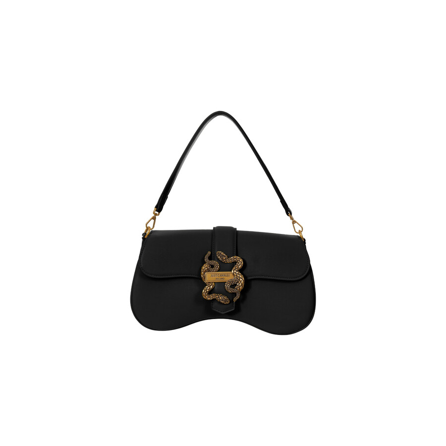 Just Cavalli Shoulder Bag In Black