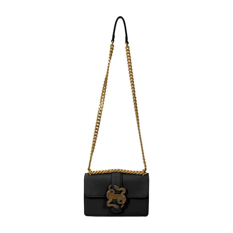 Just Cavalli Shoulder Bag In Black
