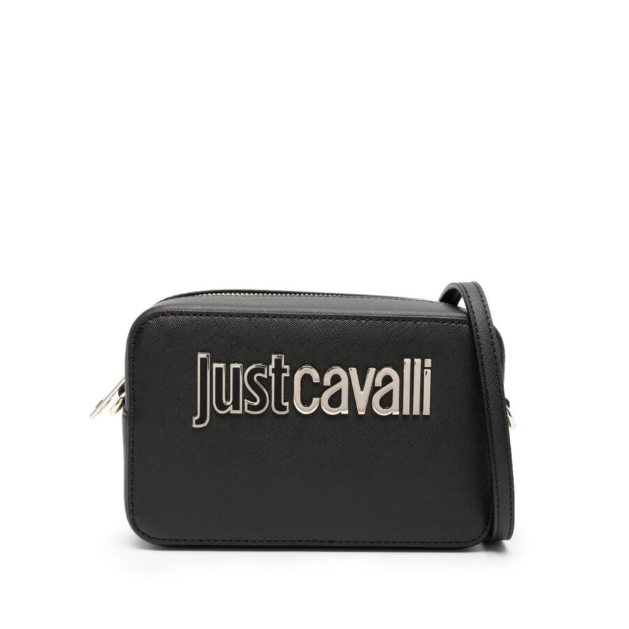 Just Cavalli Shoulder Bag In Black