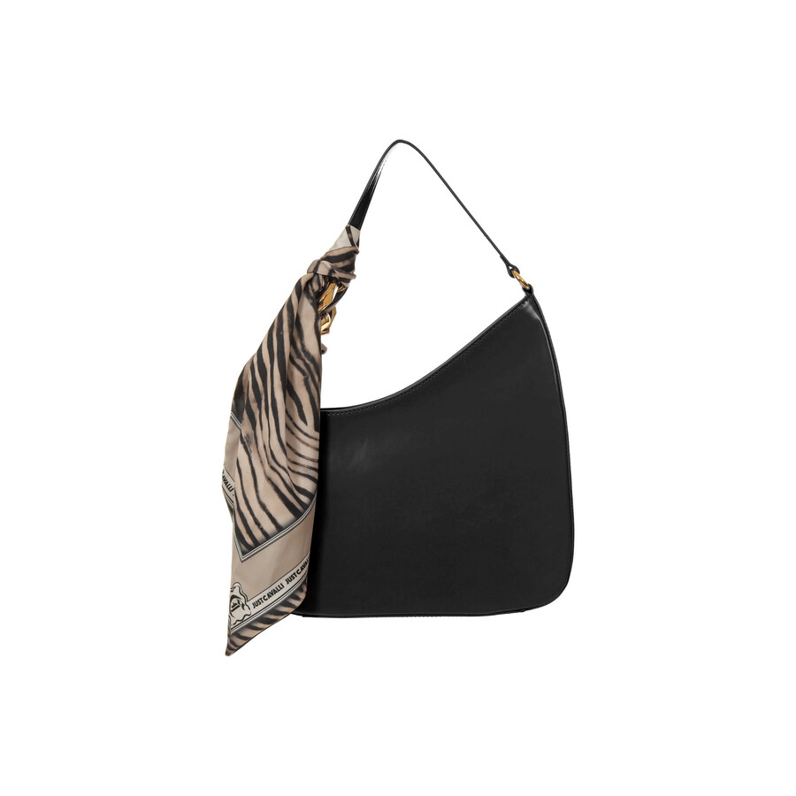 Just Cavalli Shoulder Bag In Black