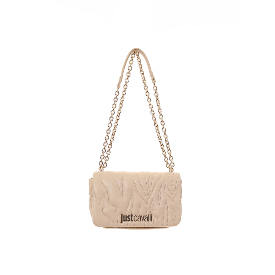 Just Cavalli Shoulder Bag In White
