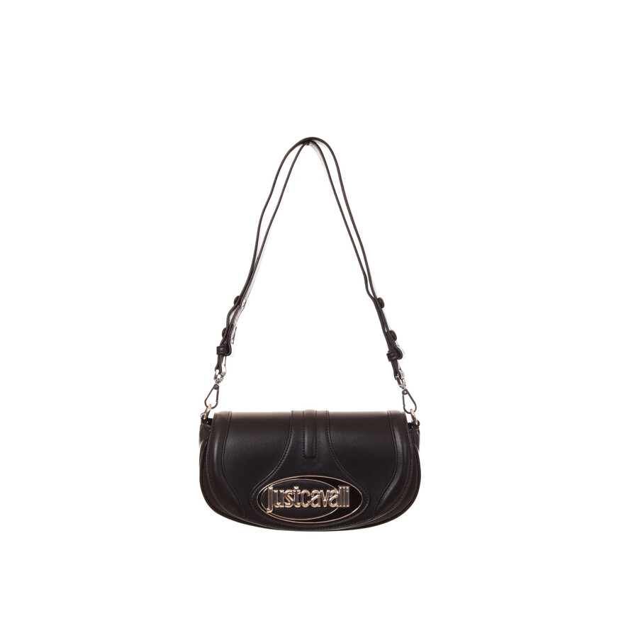 Just Cavalli Shoulder Bag In Black