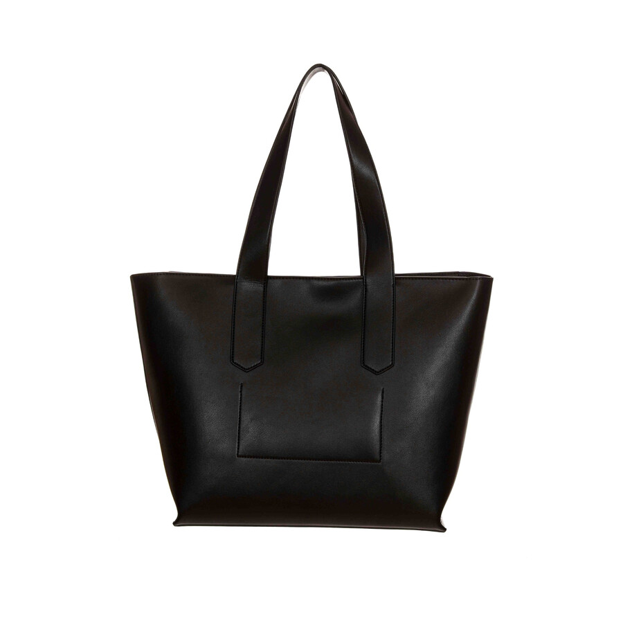 Just Cavalli Tote Bag In Black