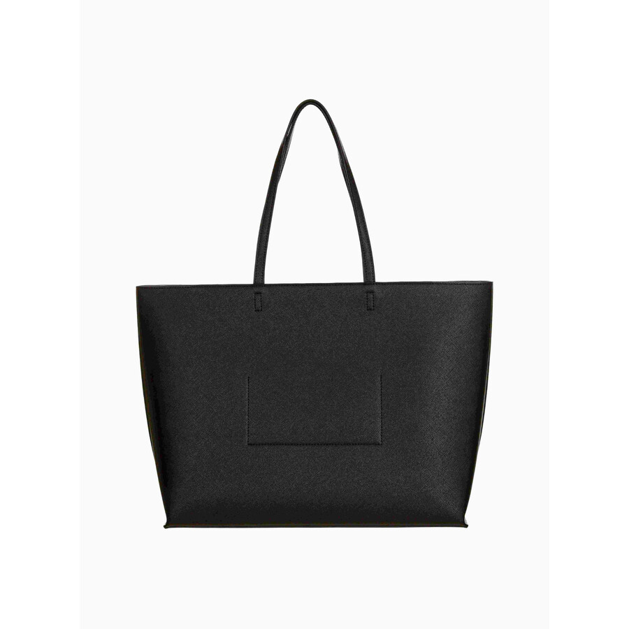 Just Cavalli Tote Bag In Black
