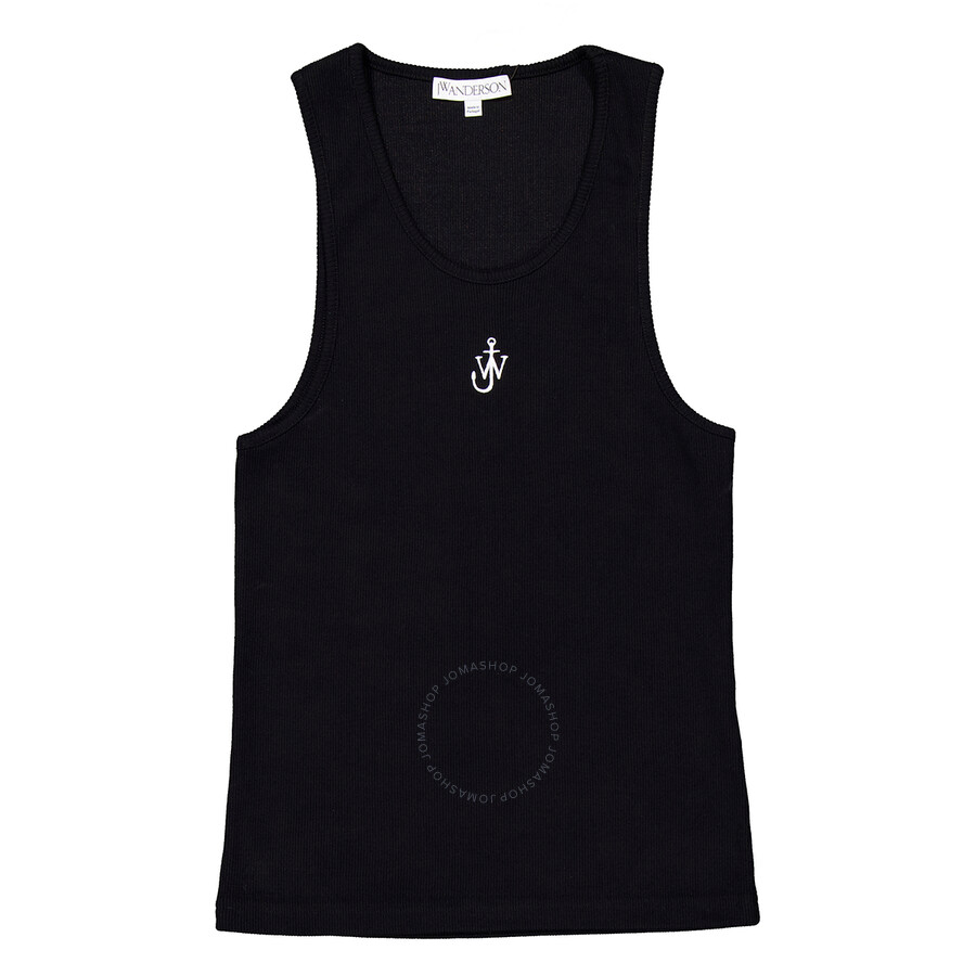 Jw Anderson J.w.anderson 'anchor Embroidery' Top In Black