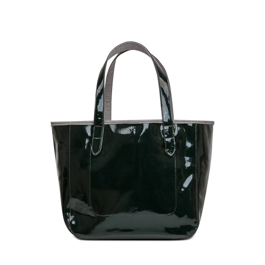 Jw Anderson Coated Denim Belt Tote Bag In Sand