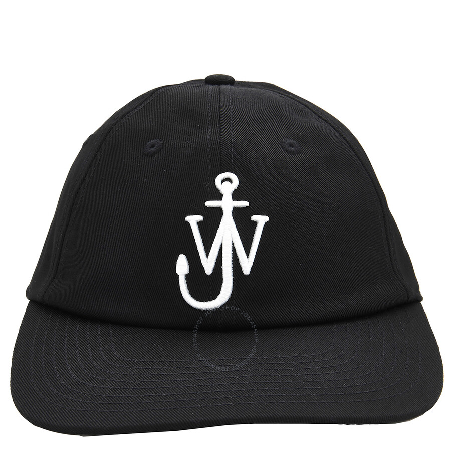 Jw Anderson Jwa Anchor Logo Baseball Cap In Black