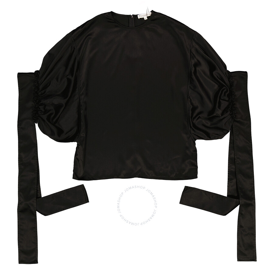 JW ANDERSON JW ANDERSON LADIES BLACK TAB SLEEVE TOP