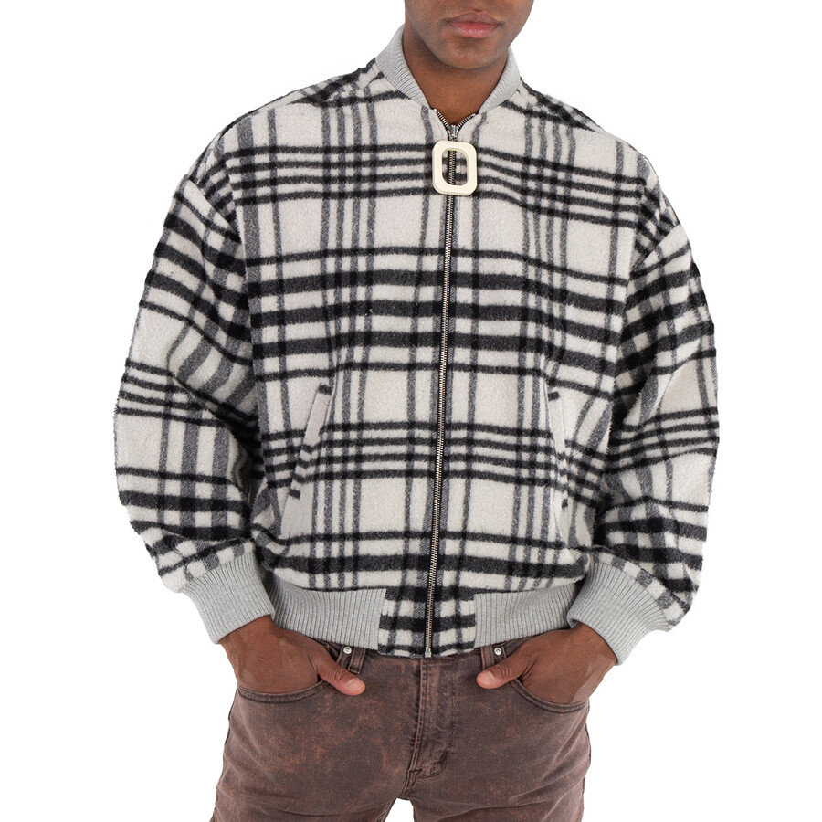 Mink Fur Shearling Chinchilla Bomber Jacket JW Anderson Men's