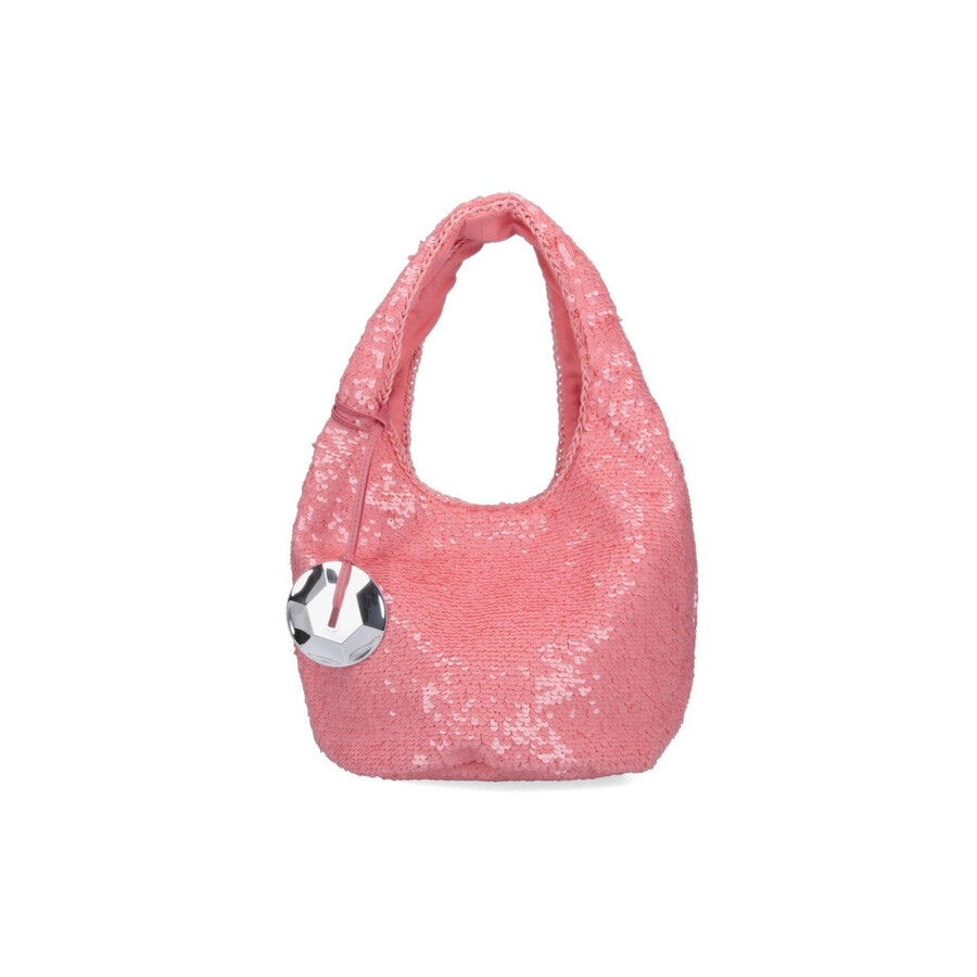 Jw Anderson J.w. Anderson Sequin Embellished Small Tote Bag In Pink