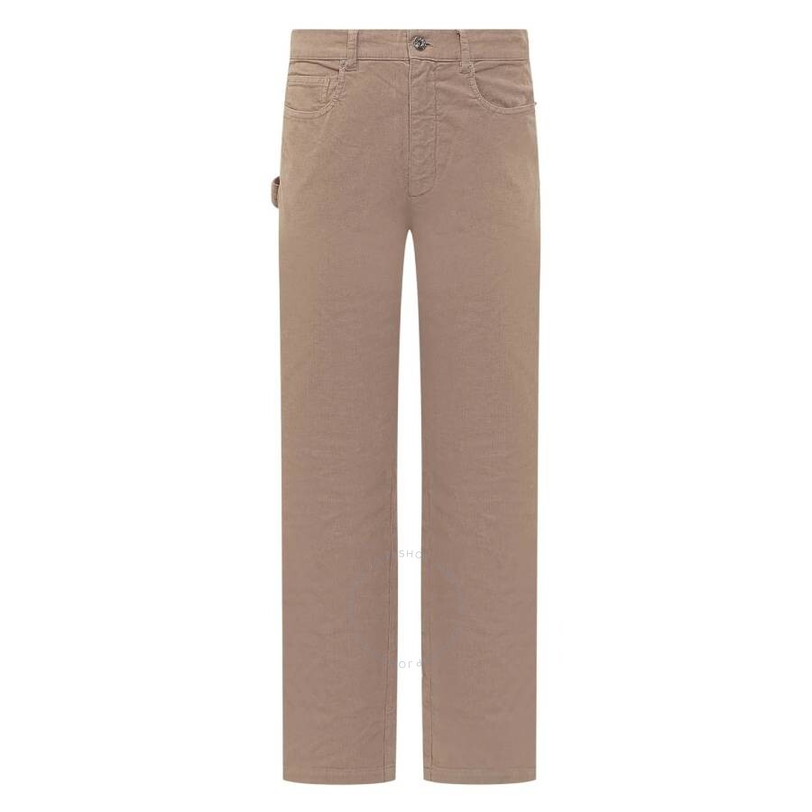 Jw Anderson Straight Leg Corduroy Trousers In Sand